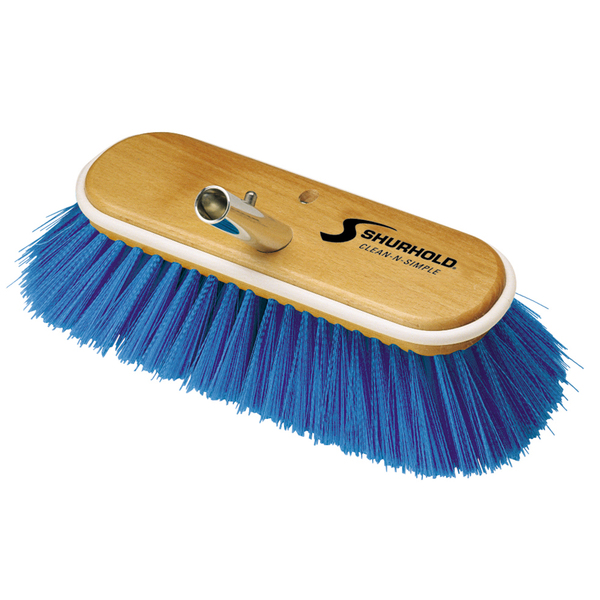 Shurhold 10" Extra-Soft Deck Brush - Blue Nylon Bristles 975